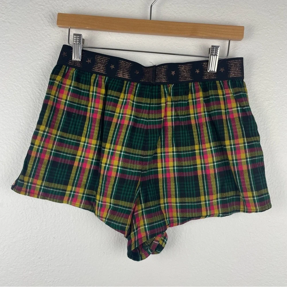 Fenty TIED UP TARTAN RAW HEM PJ SHIRT NWT size M - Picture 9 of 15